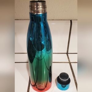Wellness Stainless Steel Water Bottle-Rainbow